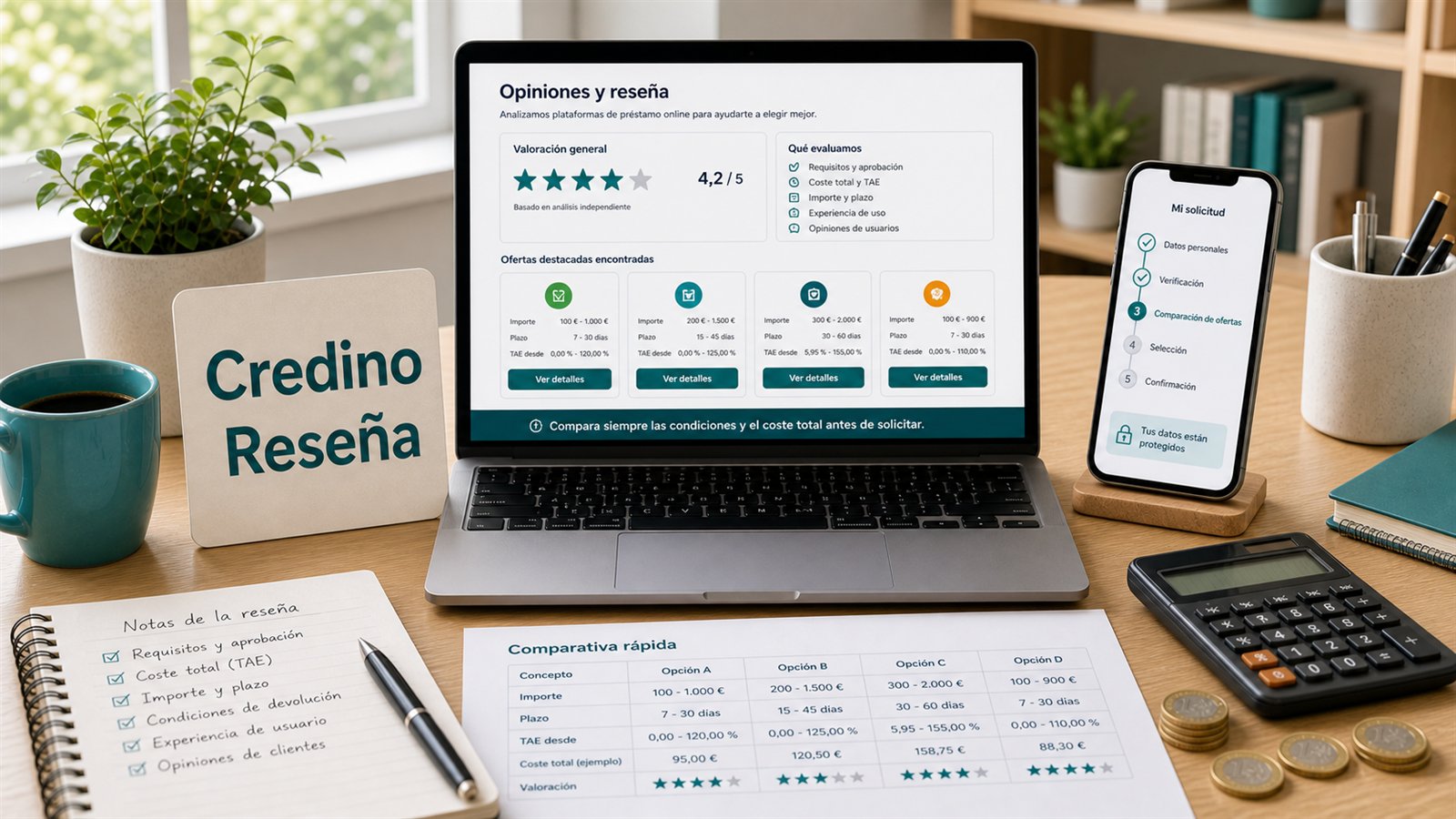 Credino opiniones y reseña del buscador de préstamos online