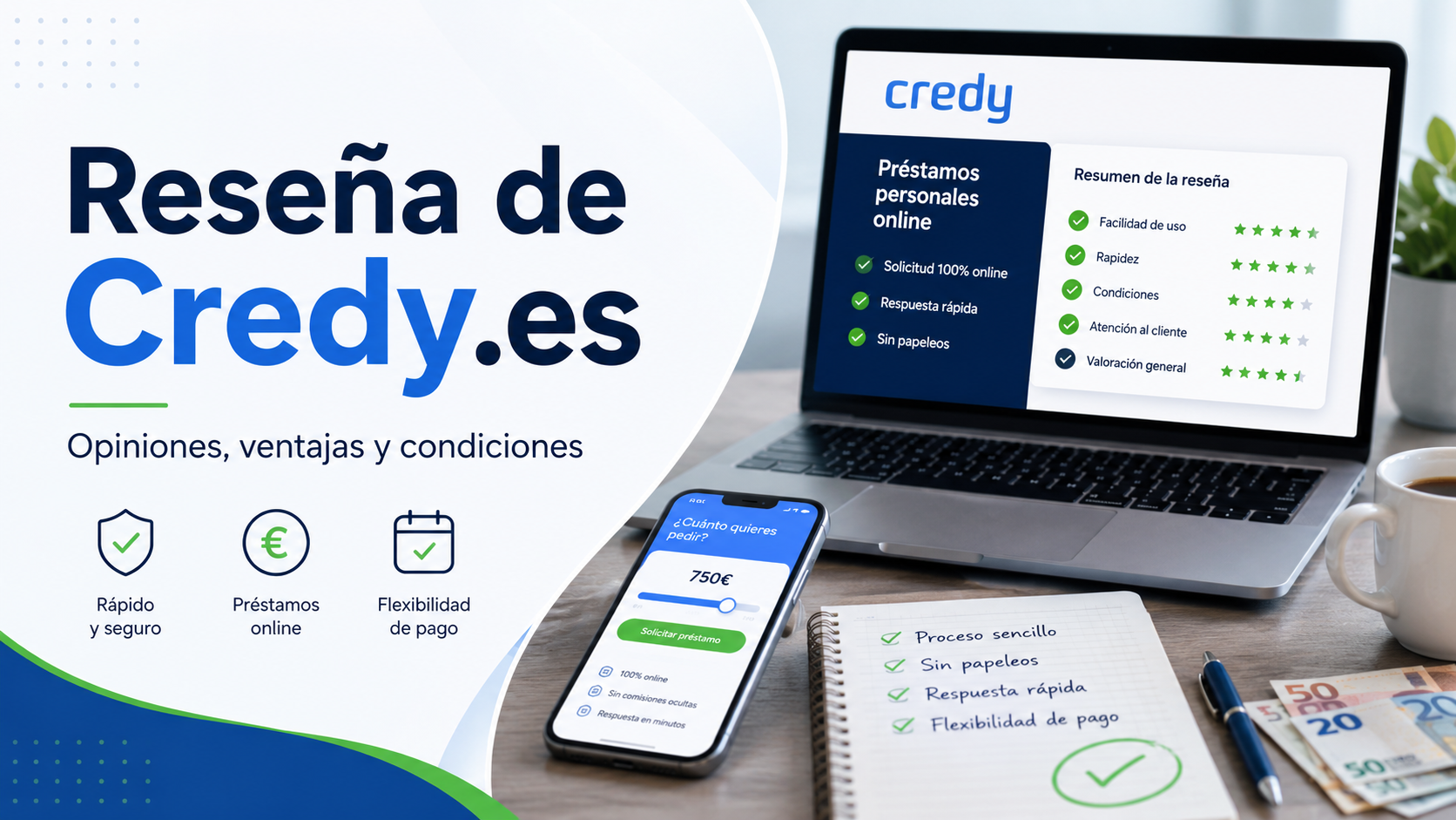 Reseña de Credy.es: opiniones, ventajas y condiciones