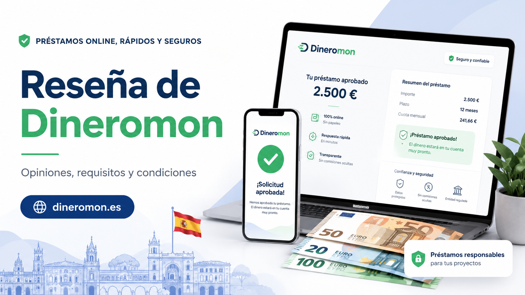 Reseña de Dineromon: opiniones, requisitos y condiciones