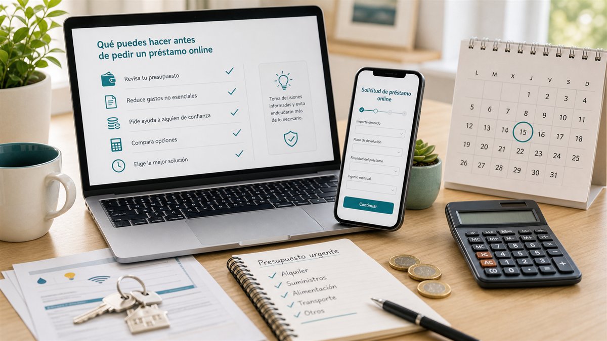 Opciones antes de pedir dinero urgente online