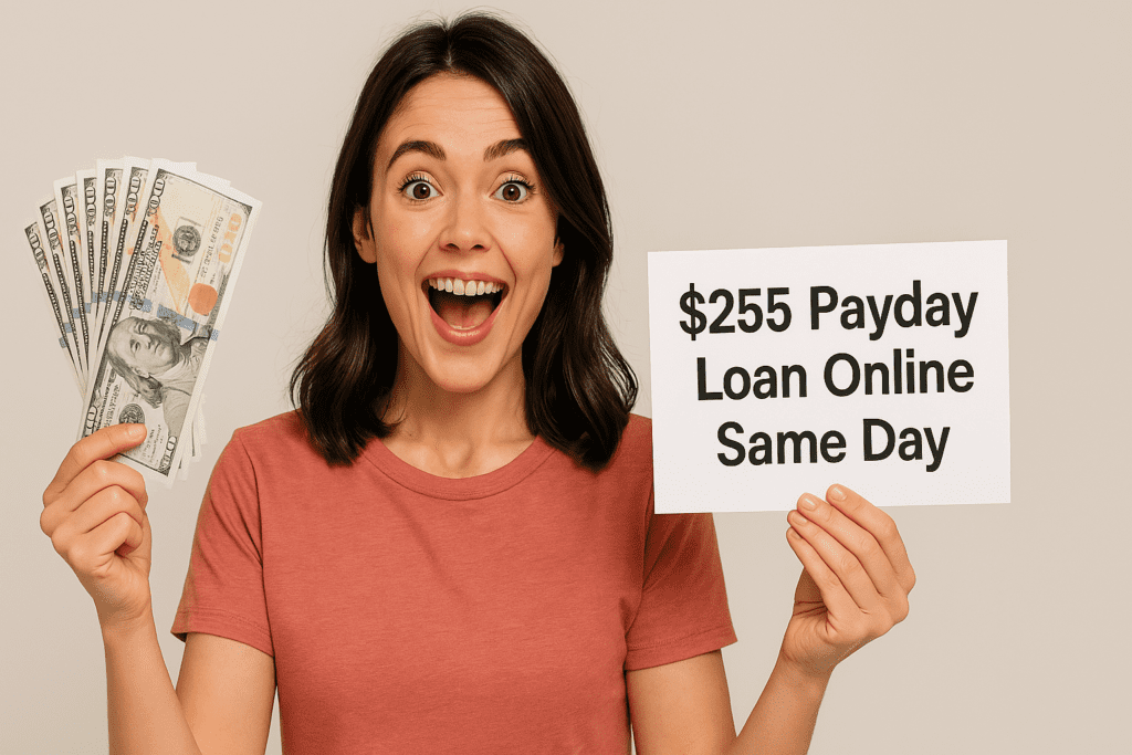$255 Payday Loan Online Same Day